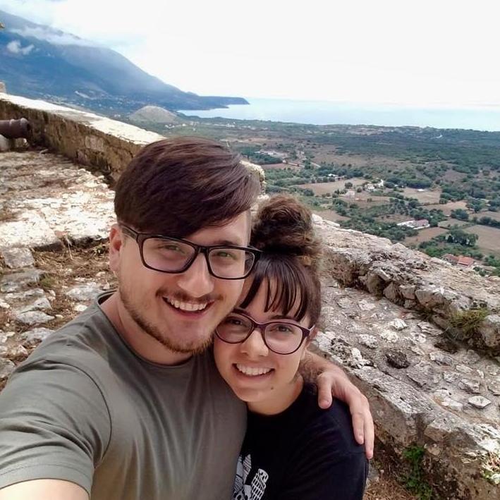 Amazing views from St. George castle in Kefalonia, Greece - July 2018
