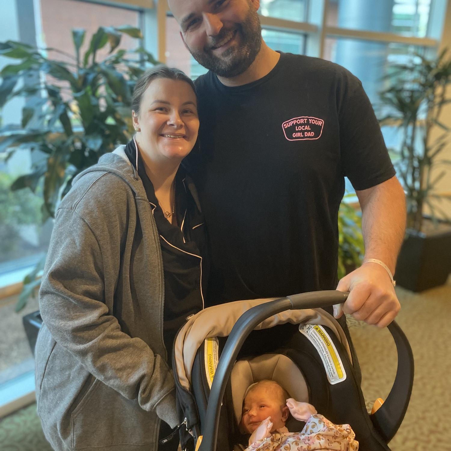 Going home as a family of 3!