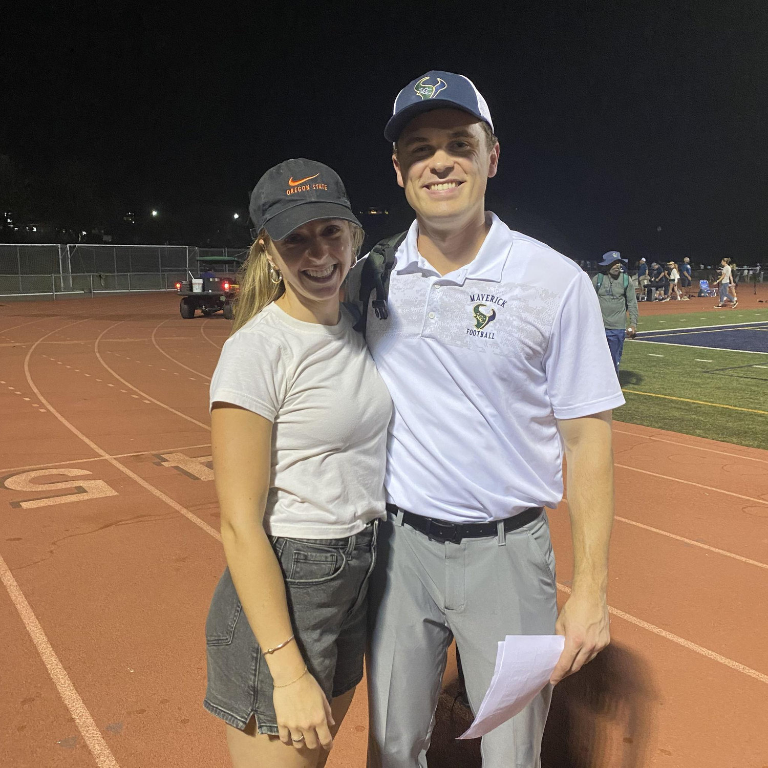 September 2024 - Supporting Coach Scott in his first football season!