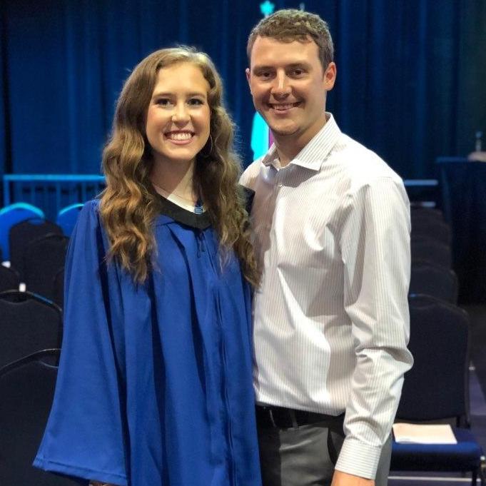 Cara's graduation from Ryerson, 2019.