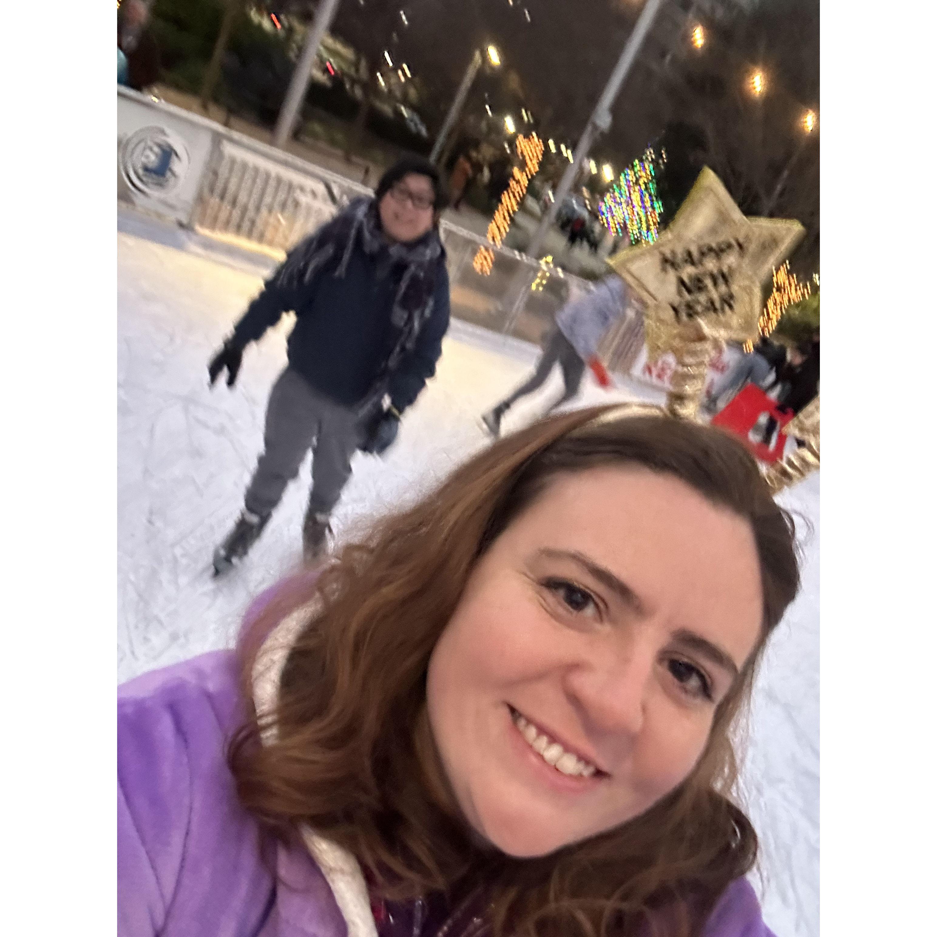 Chris hates ice skating... Victoria loves it!