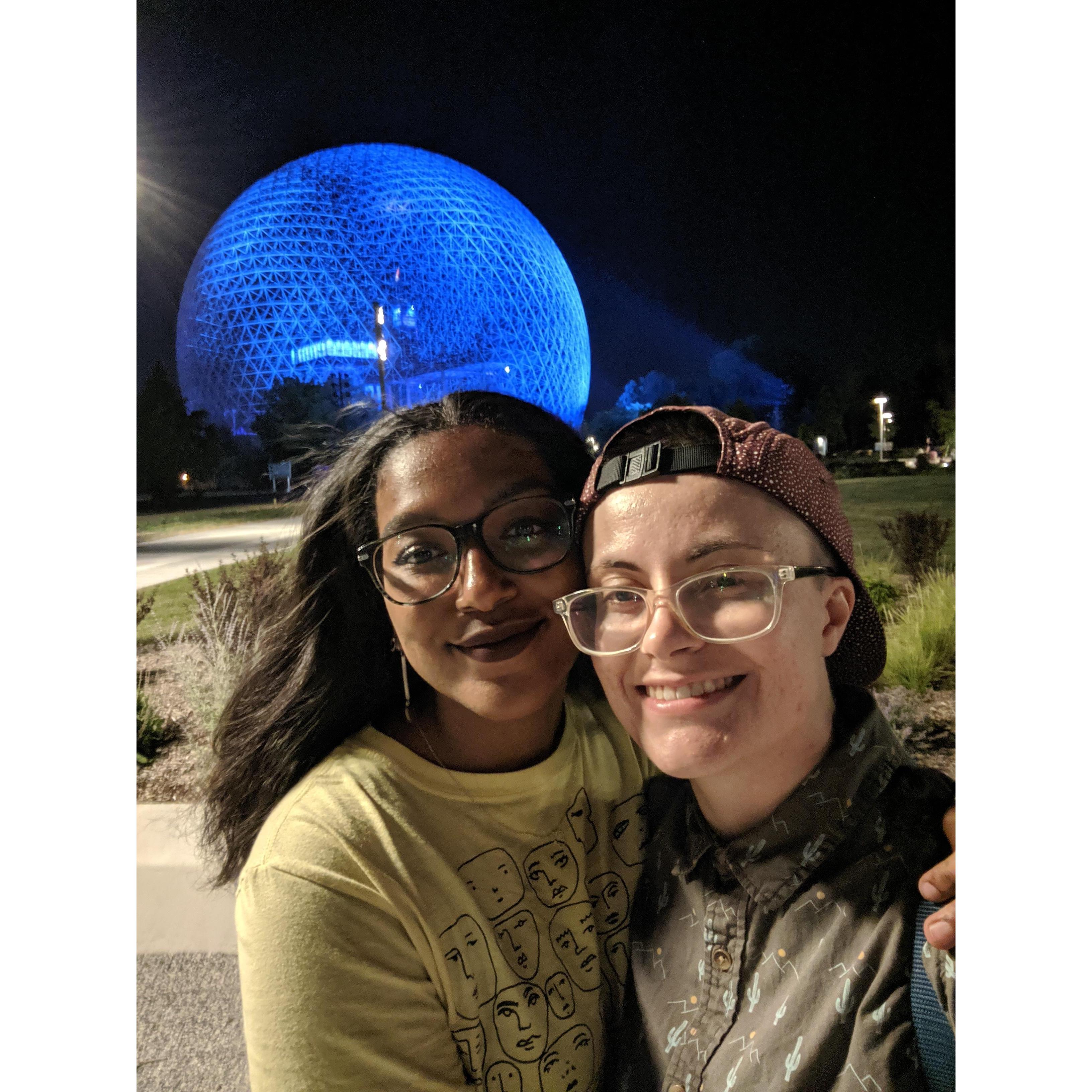 Mena and Kyle in Montreal at the Osheaga music festival
