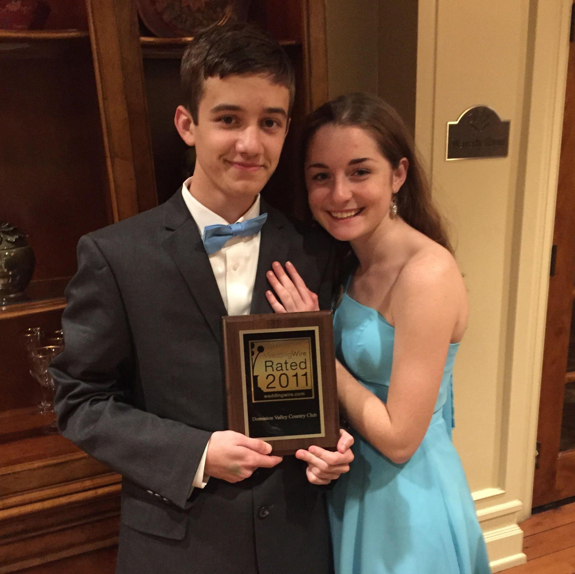 Dressed to impress for a friend's quinceanera, November 2015