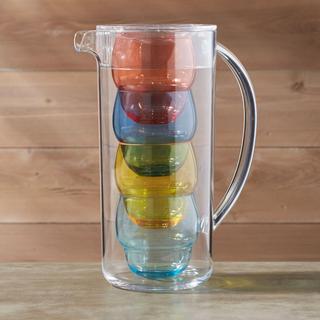 5-Piece Bubble Tumbler & Pitcher Set