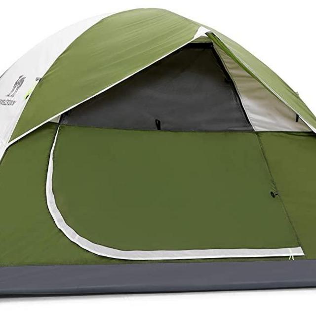CAMEL CROWN 2/3/4/5 Person Camping Dome Tent, Waterproof,Spacious, Lightweight Portable Backpacking Tent for Outdoor Camping/Hiking