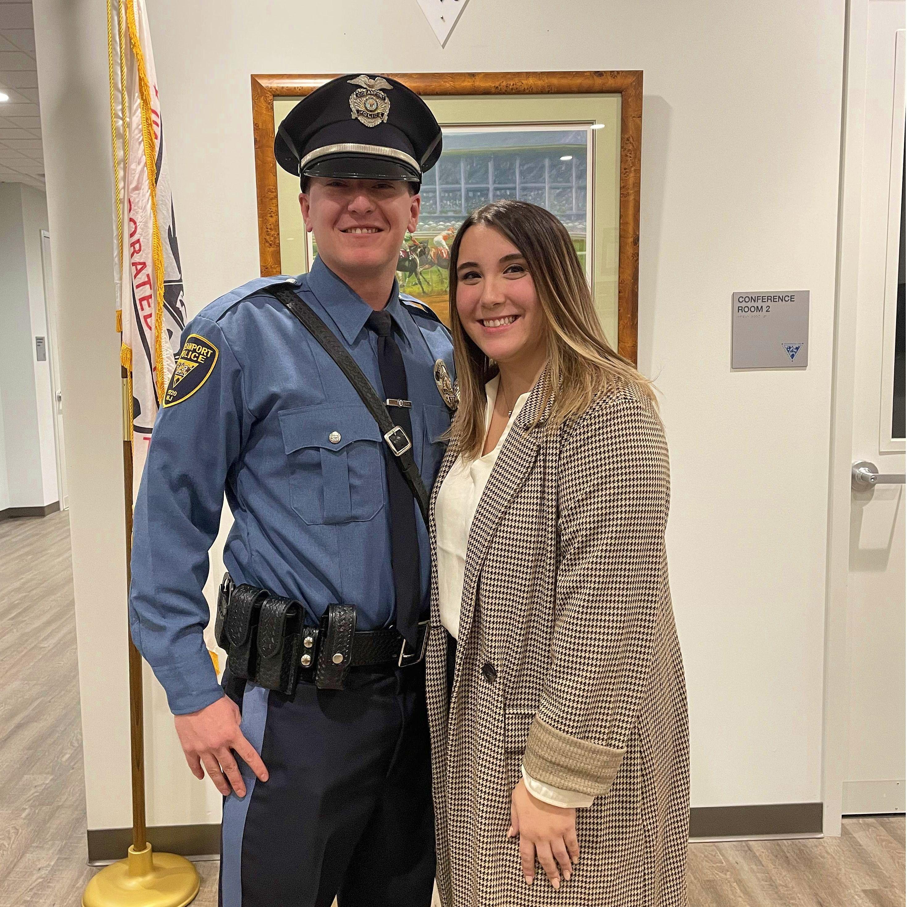 Nate joining Oceanport PD, protecting Nikki's hometown.