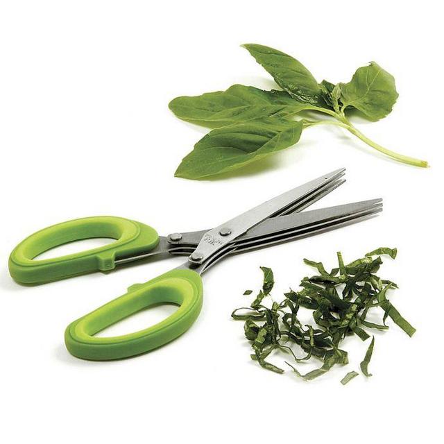 Norpro® Triple Blade Herb Scissors in Green