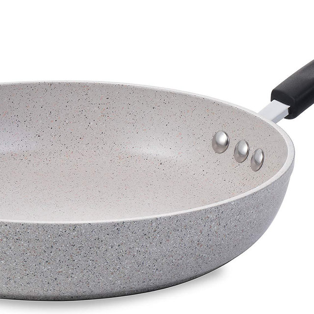 12 inch Stone Earth Frying Pan by Ozeri, with 100% APEO PFOA-Free Stone-Derived Non-Stick Coating from Germany