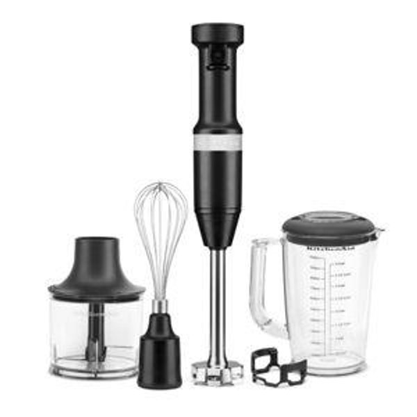 Variable Speed Corded Hand Blender with Accessories Black Matte KHBV83BM | KitchenAid