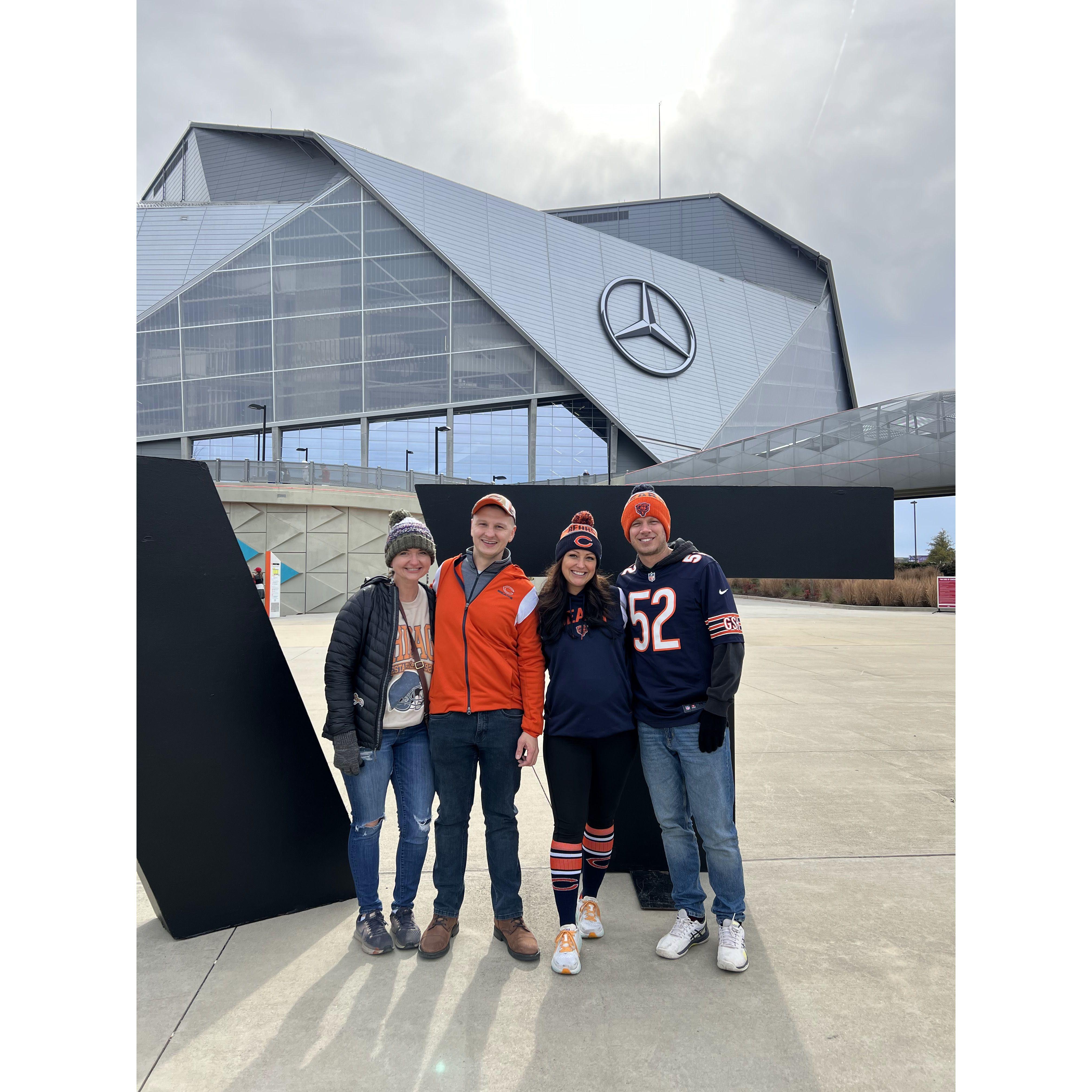 In late fall of 2022, we went to a Bears in Atlanta, Georgia. It was a blast!