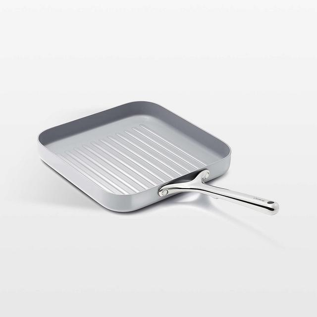 Caraway ® Gray Ceramic Non-Stick Square Grill Pan