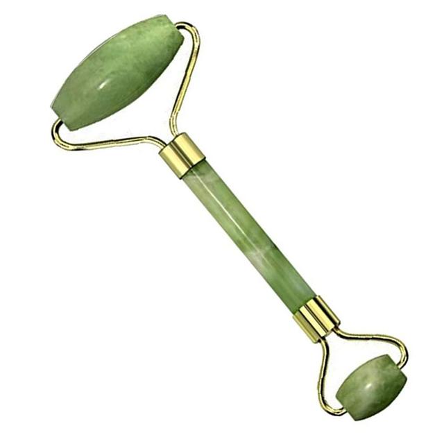 Ocim Jade Roller,Anti-aging 100% Natural Facial Jade Stone for Face and Eyes Massager-Rejuvenate Skin & Remove Wrinkles