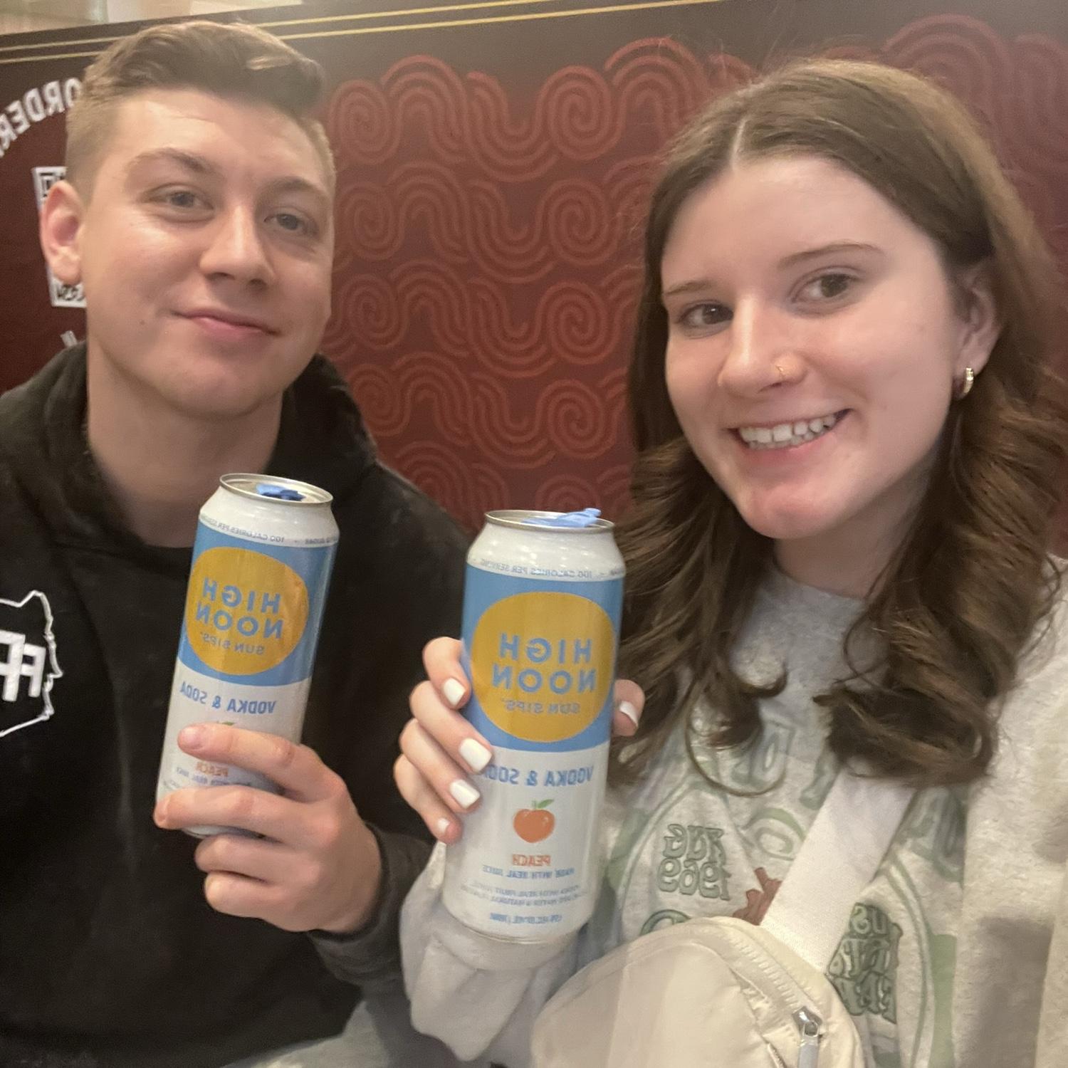 My first drink!! We took a trip to Vegas for my 21st birthday!