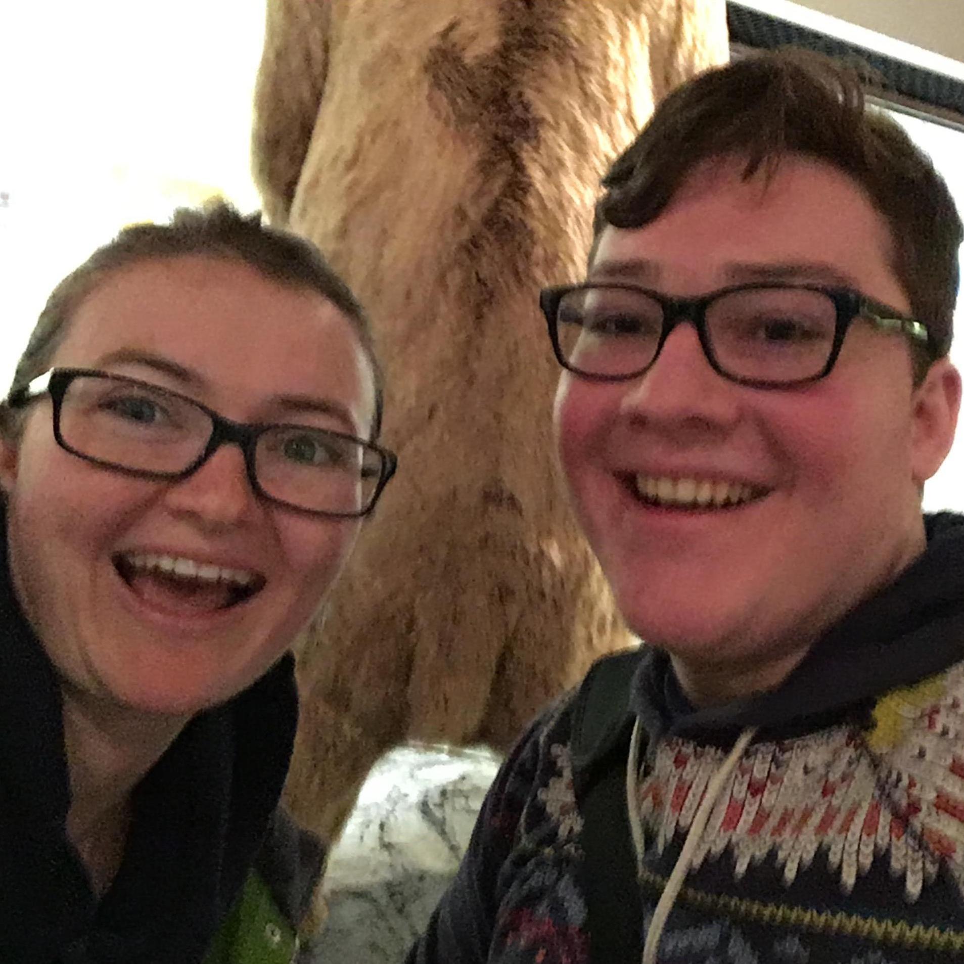 Bear butt selfie in Fairbanks Alaska, 2017