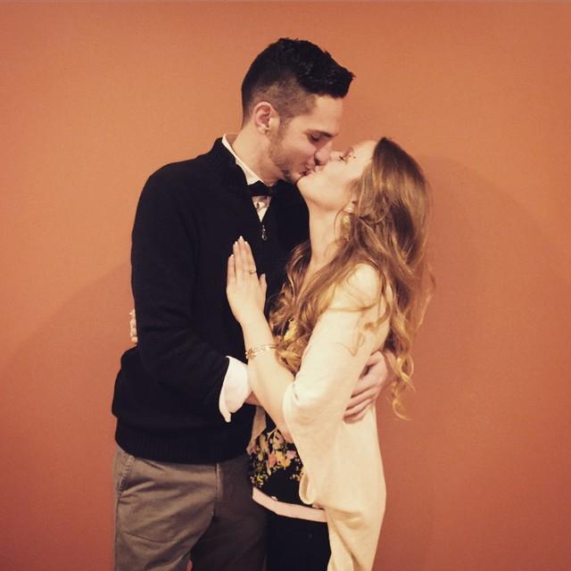 New years. January 1st, 2015. See how Sara's hand is placed? She was subconsciously ready to be engaged. Hahaha.