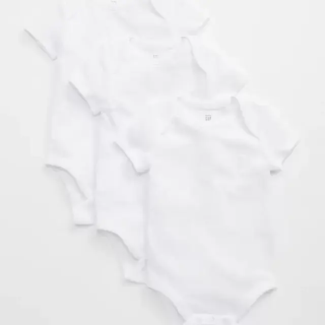Baby First Favorite Short Sleeve Bodysuit (3-Pack)