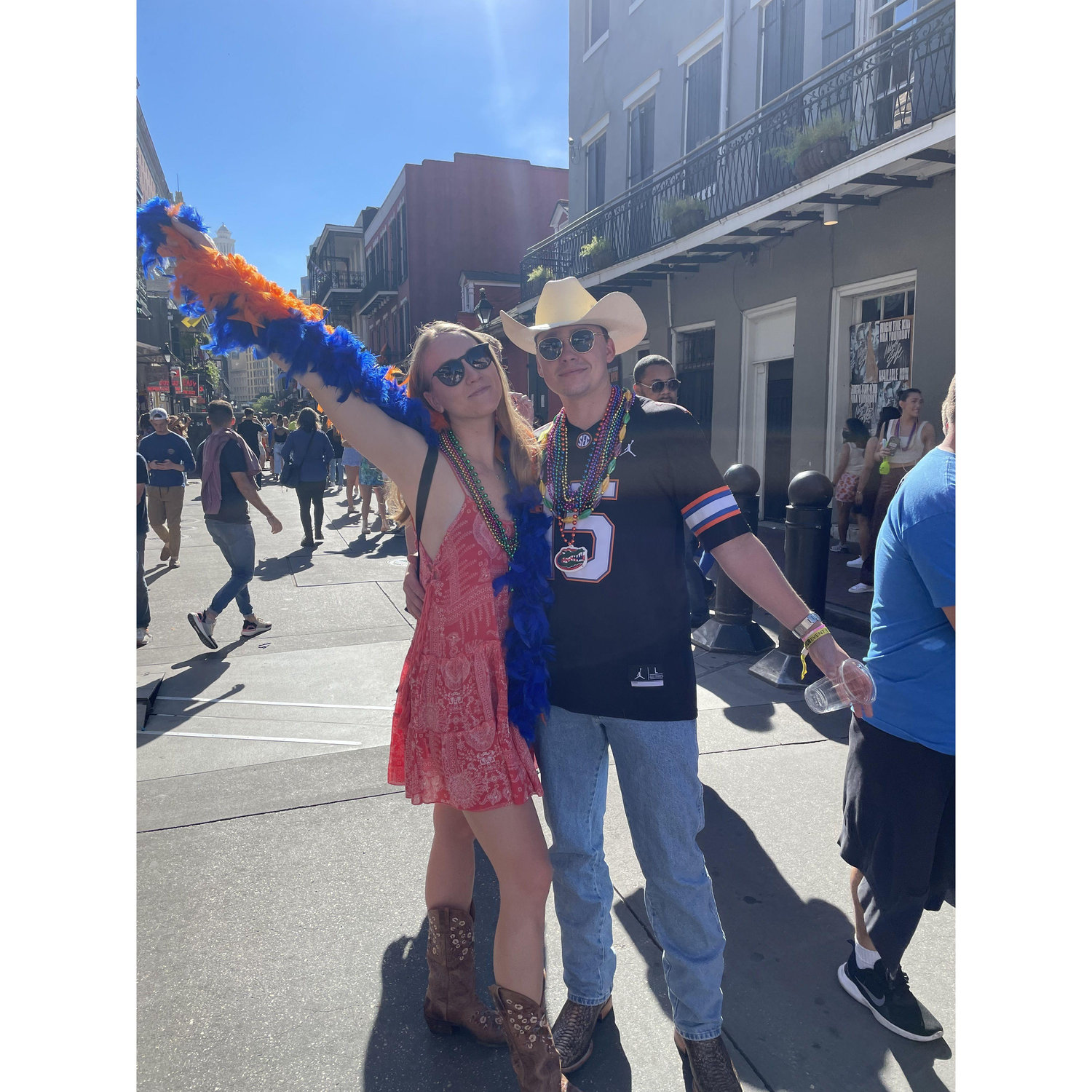 We took a tour on Bourbon Street in New Orleans, LA