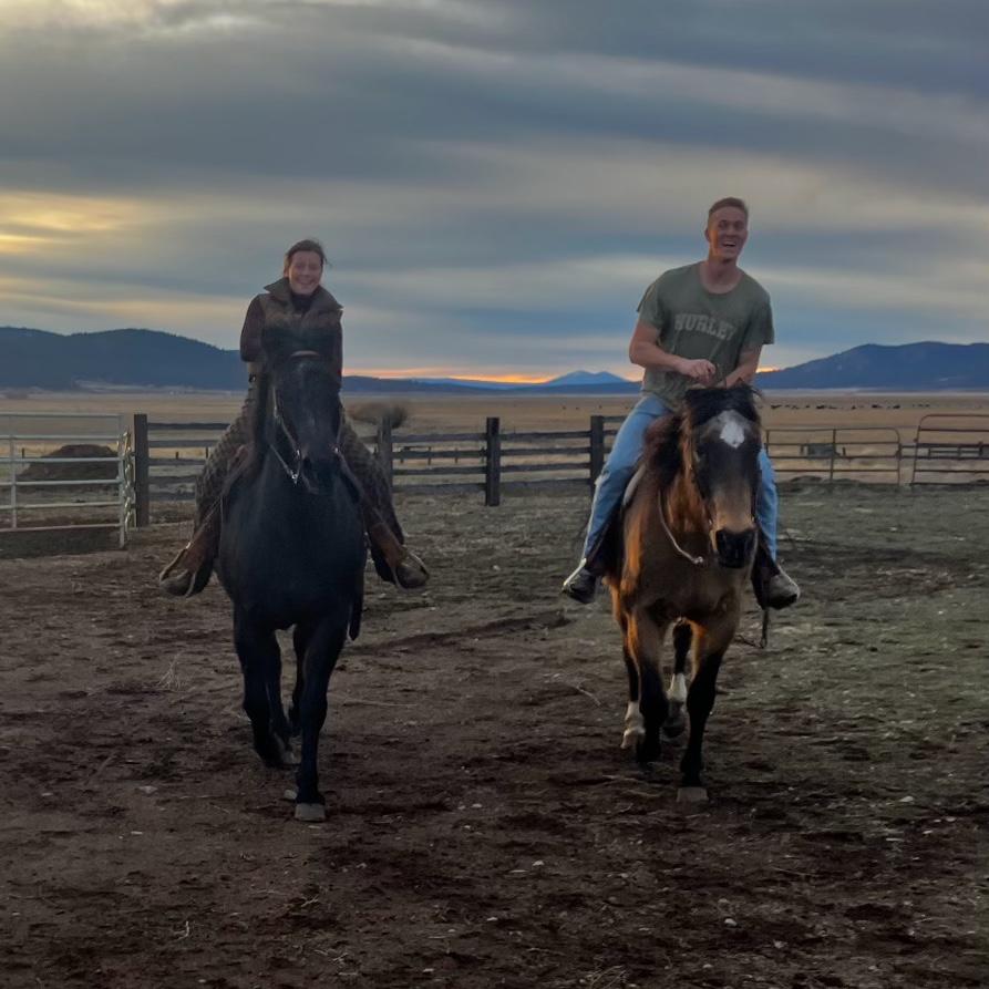 Us on the ranch