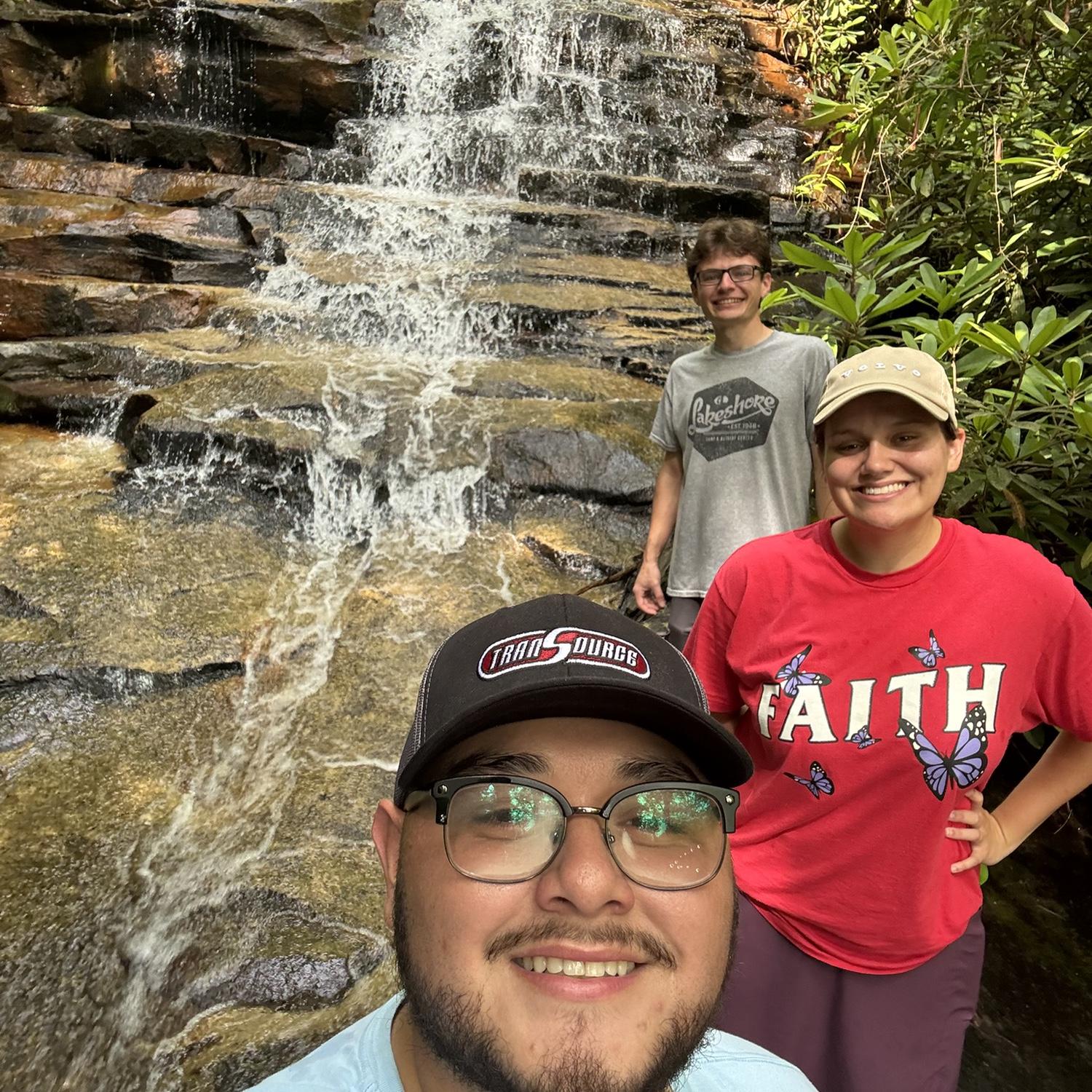 Crazy steep hike before Nick and Lindsey’s wedding.