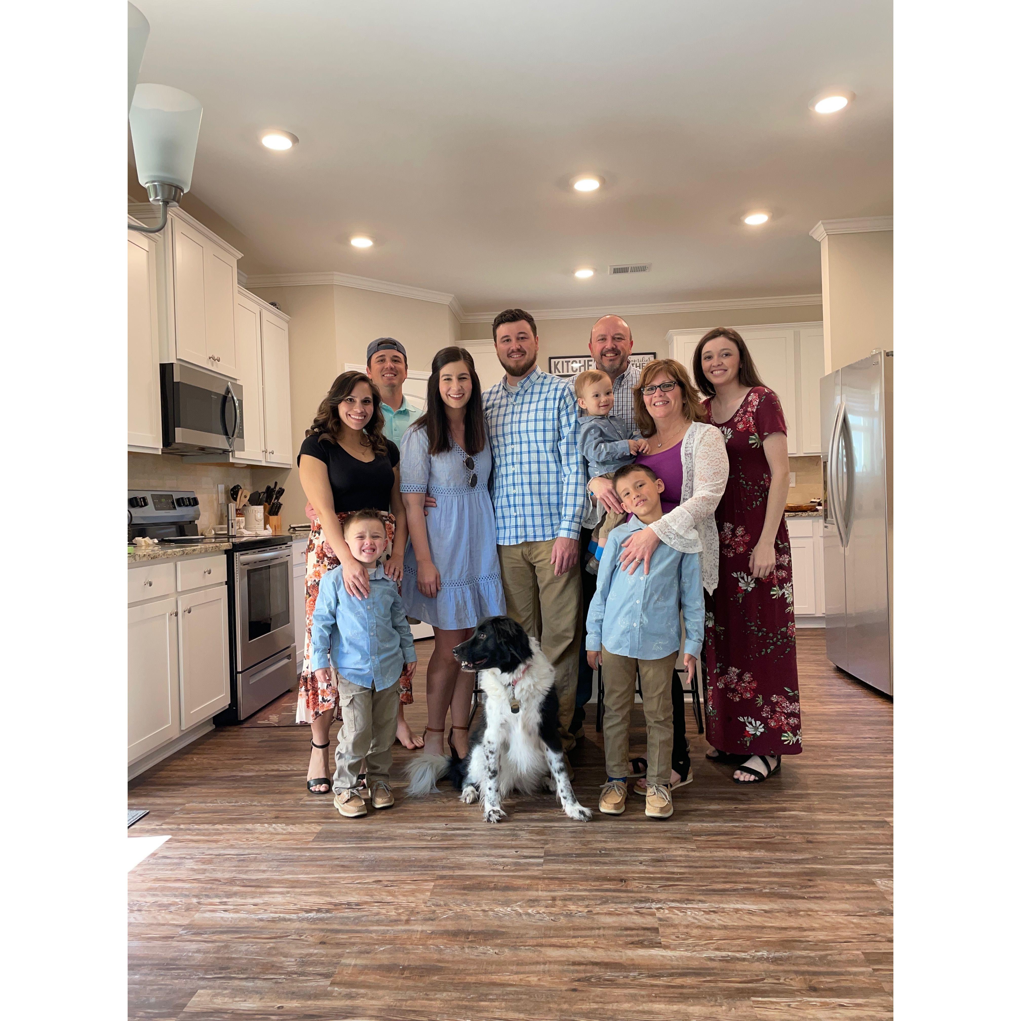 Easter with Mark's family
