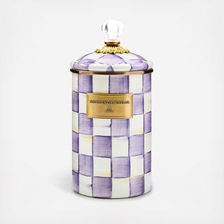 Violet Check Canister