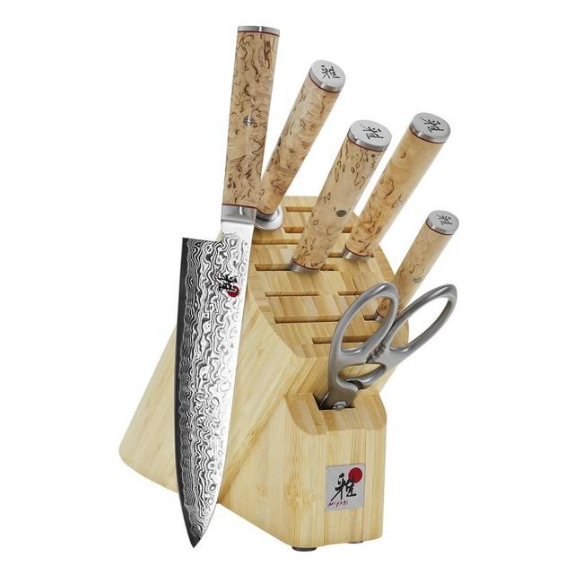 Miyabi Birchwood 7-Piece Knife Block Set