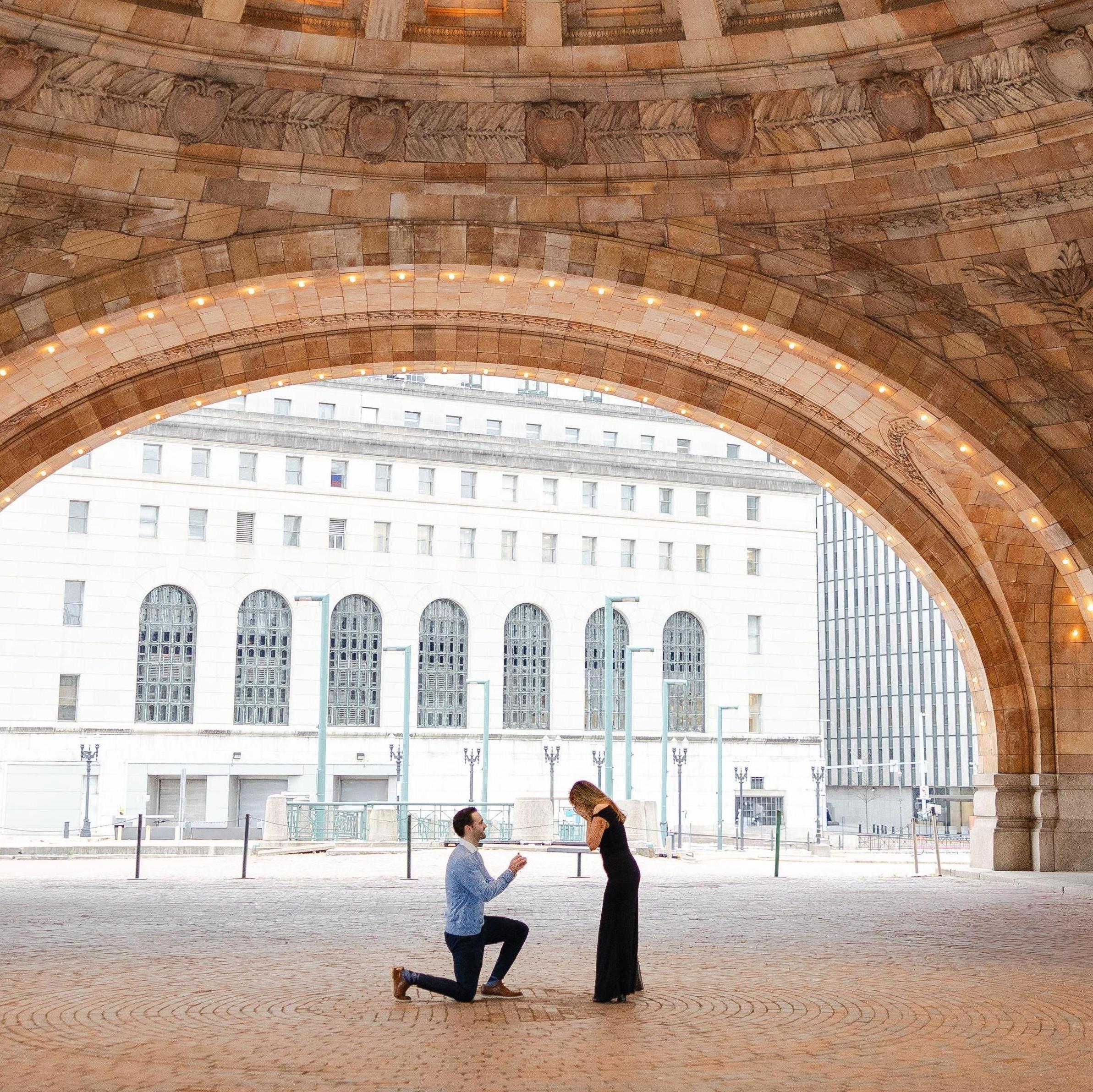 James pulled off the most amazing surprise proposal on April 4, 2025 at The Pennsylvanian!