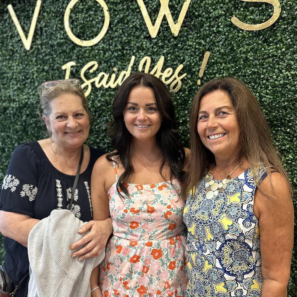 Was able to share the momentous occasion of shopping for my wedding dress with my mom and MIL-to-be!