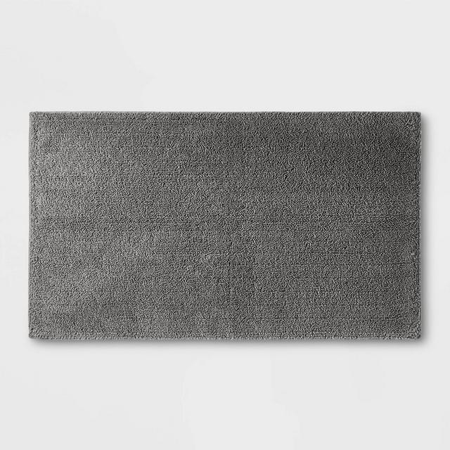 24"x40" Looped Bath Rug Dark Gray - Casaluna™
