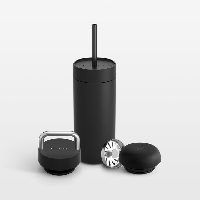 Fellow 16 Oz. Matte Black Carter 3-in-1 Lid System