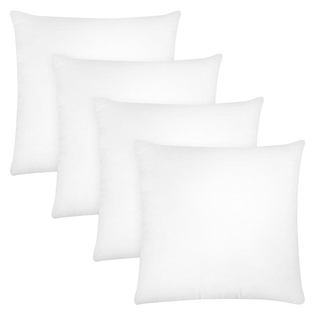 Covers&All Throw Pillow Inserts, Durable Soft 65 GSM Non-Woven Fabric with 15D Silicon Fiber Filling