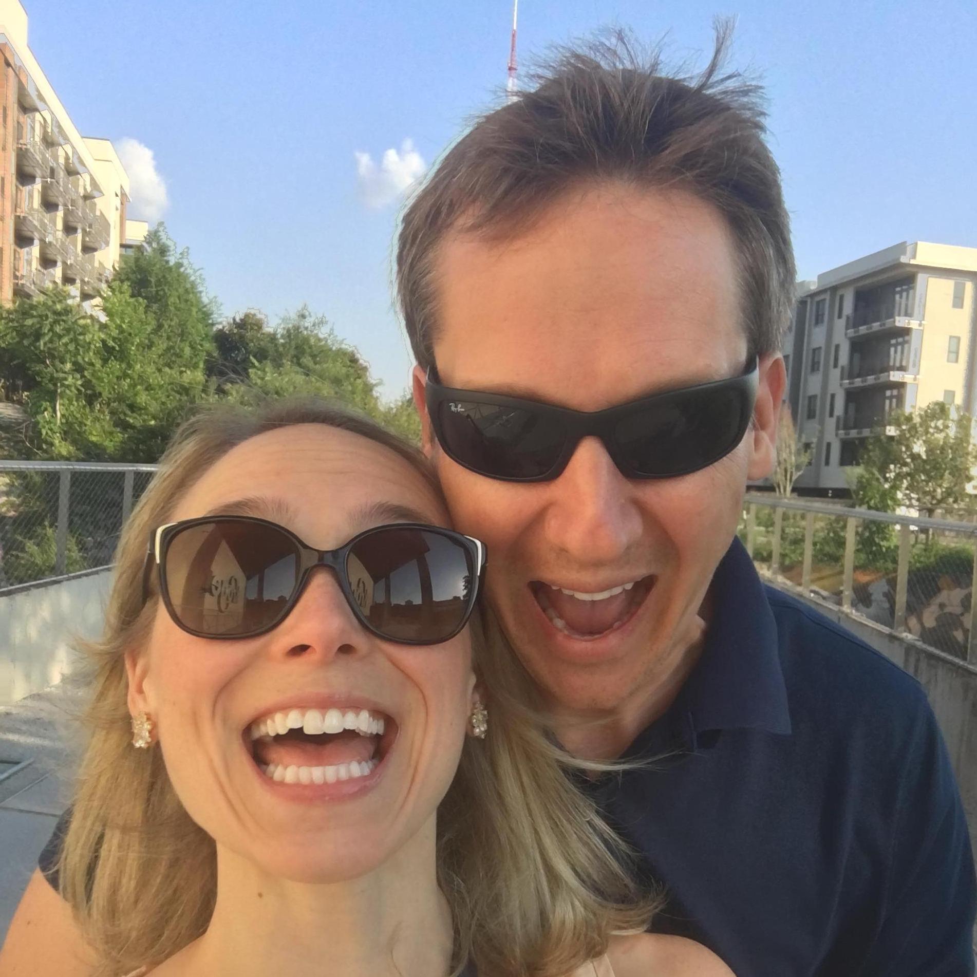 Taking a selfie while scootering the beltline.