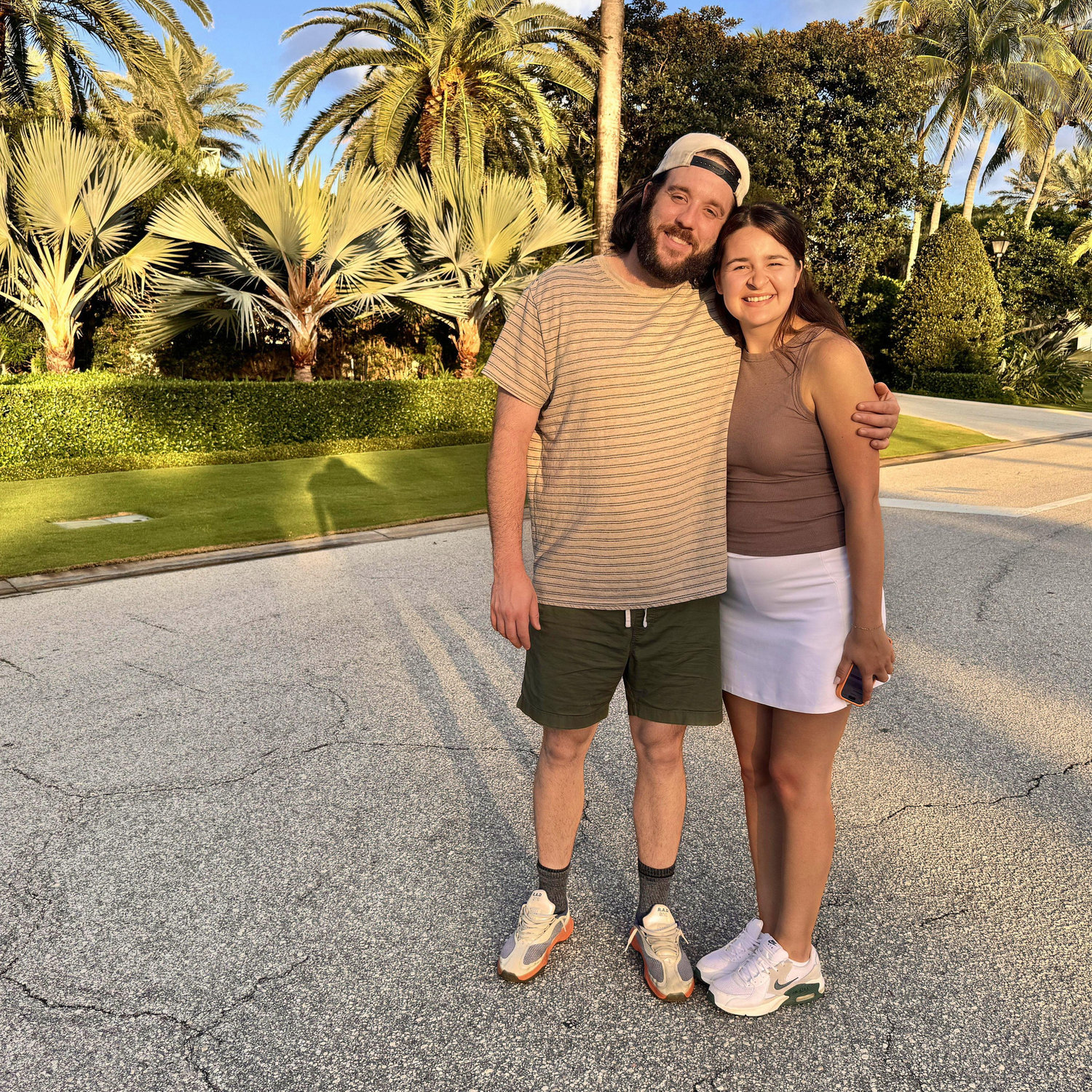 In West Palm Beach visiting Teddy's Grandpa!