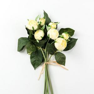 Cabbage Rose Bundle in White