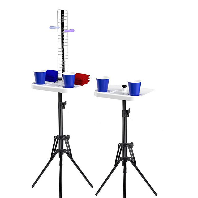 Teamaze Cornhole Scoreboard 2 Sets Cornhole Score Keeper with Drink Holder Corn Hole Game Accessories for Outside, Yard Game