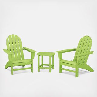 Vineyard 3-Piece Outdoor Adirondack Set