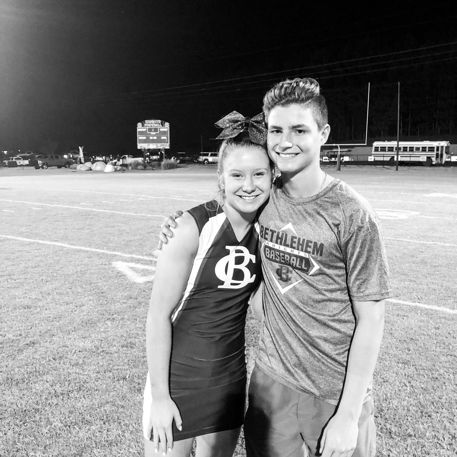 Our first football game.
