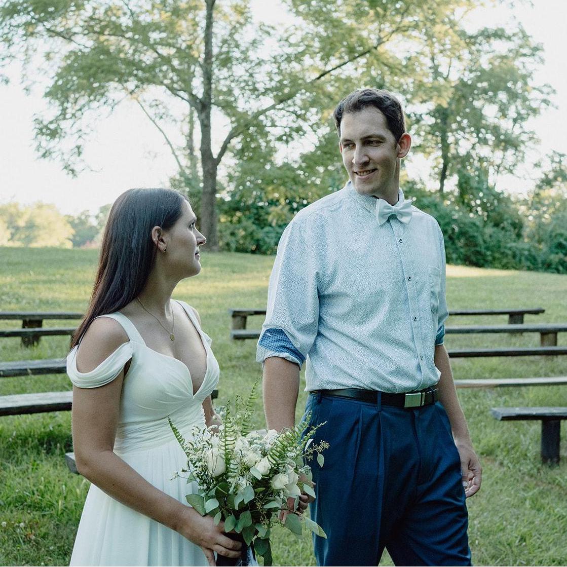 This is the ceremony site at Quaker Knoll Camp, where we would have exchanged vows, had our original wedding gone as planned.