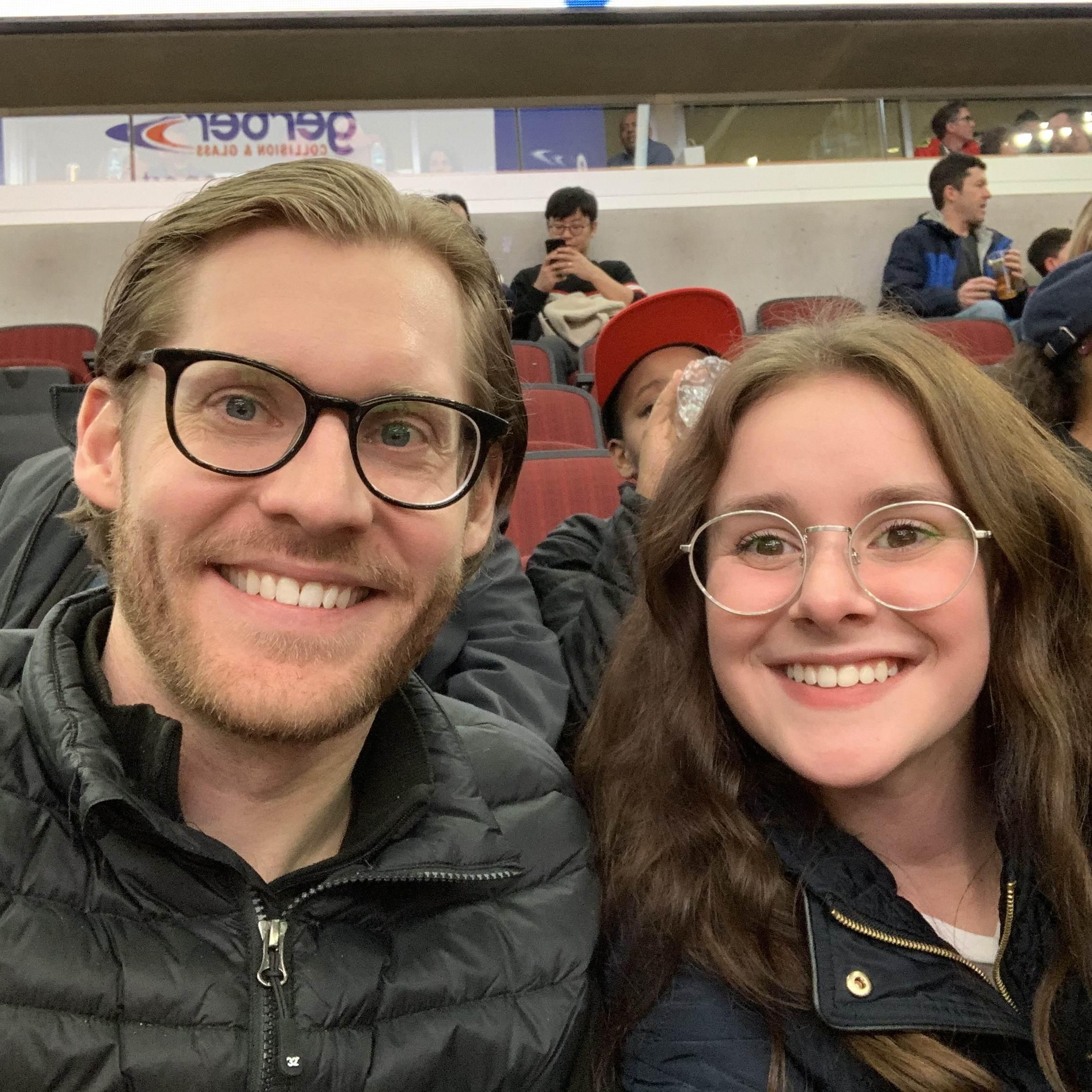 Our first Bulls game together