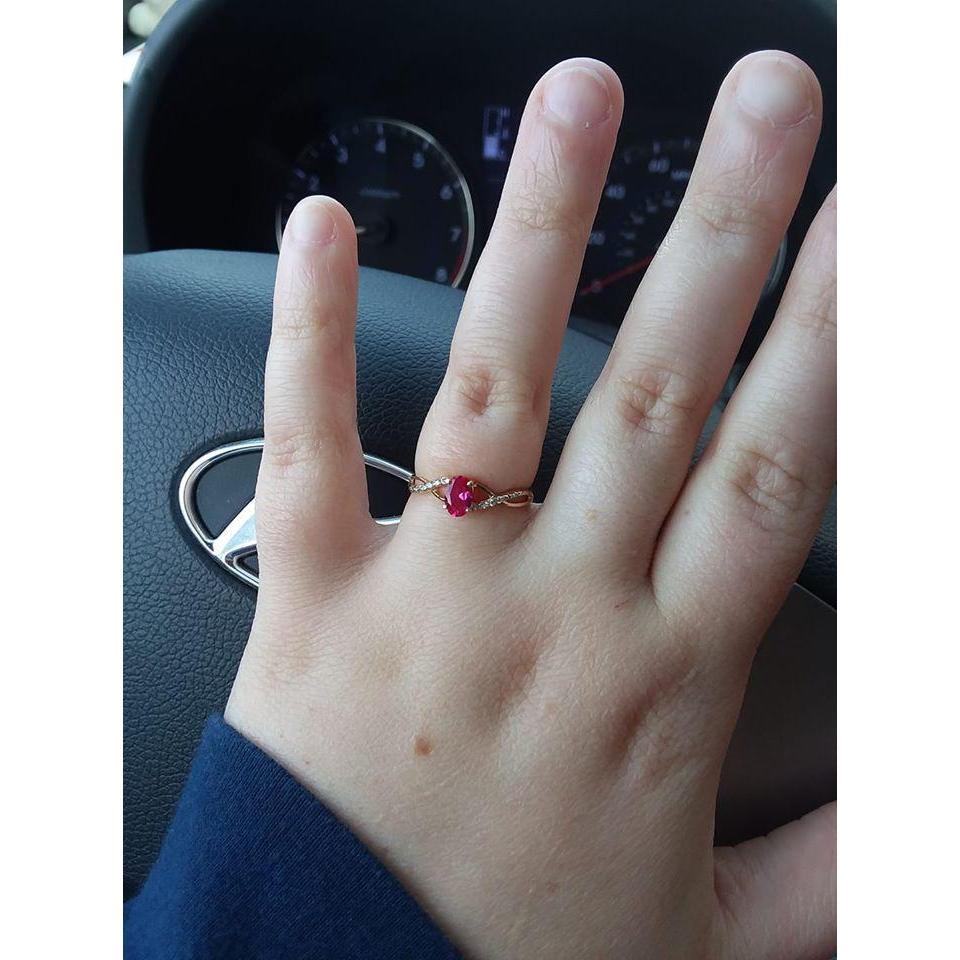 Krista announced to the world her engagement with Ethan.