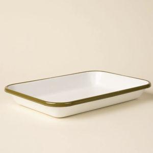 East Fork Enamel Bakeware - Large Baking Dish / Chive