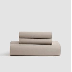 Organic Crisp Percale Fitted Sheet Set - King