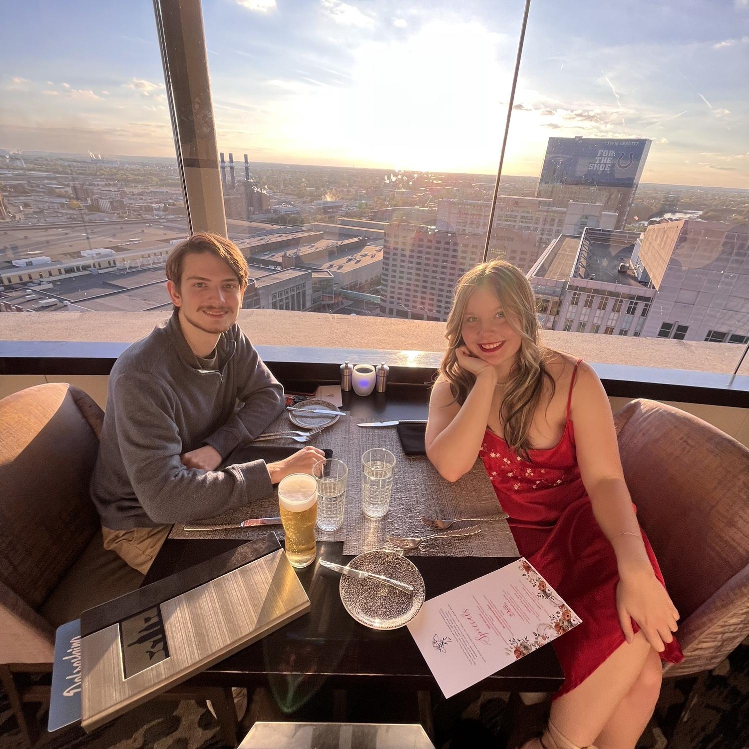 5 Year Anniversary Dinner @ Eagle’s Nest🌇