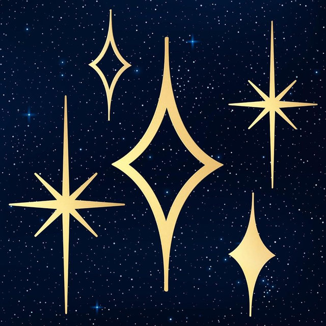 Yaocom 5 Pieces Midcentury Modern Vintage Style Starburst Metal Wall Decor Mid Century Modern Elegance Wall Accents Diamond Star Bursts Decor Vintage Style Home Decoration(Gold)