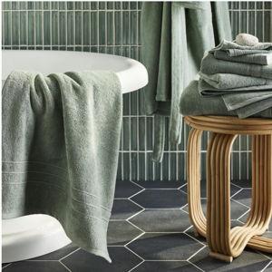 Super-Plush Turkish Cotton Bath Towel, Set of 2
