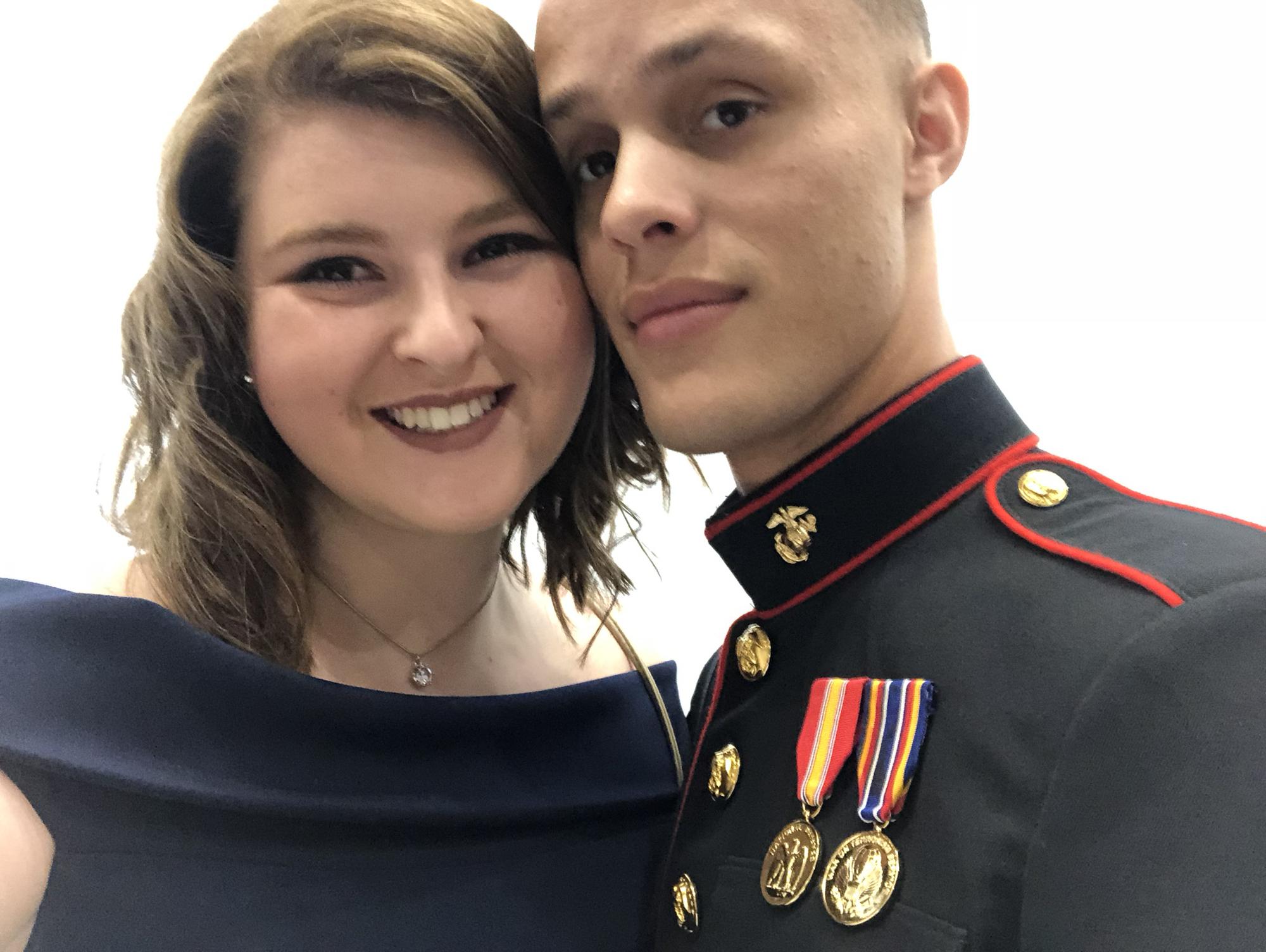 Our first Marine Corps Ball 🇺🇸 November 3, 2018