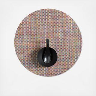 Round Basketweave Placemat, Set of 4