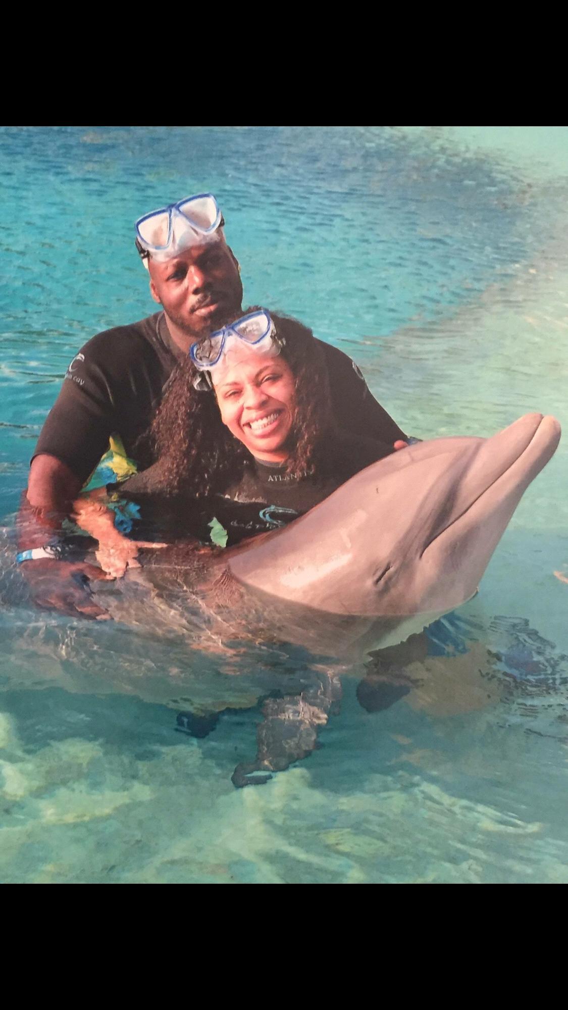 Our first vacation/cruise together. Bahamas December 2015.