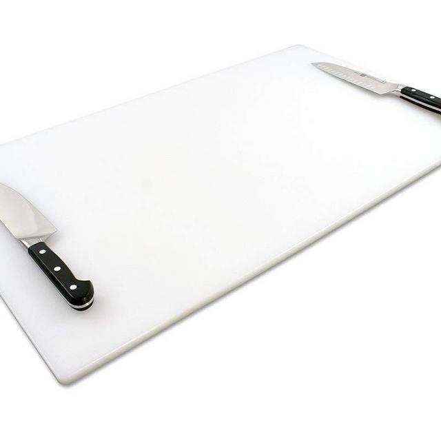 Commercial Plastic Cutting Board, Extra Large 30 x 18 x 0.5 Inch (NSF, FDA Approved)