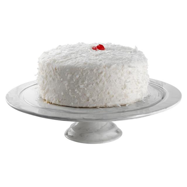 Over and Back Marble Finish Pedestal Cake Stand